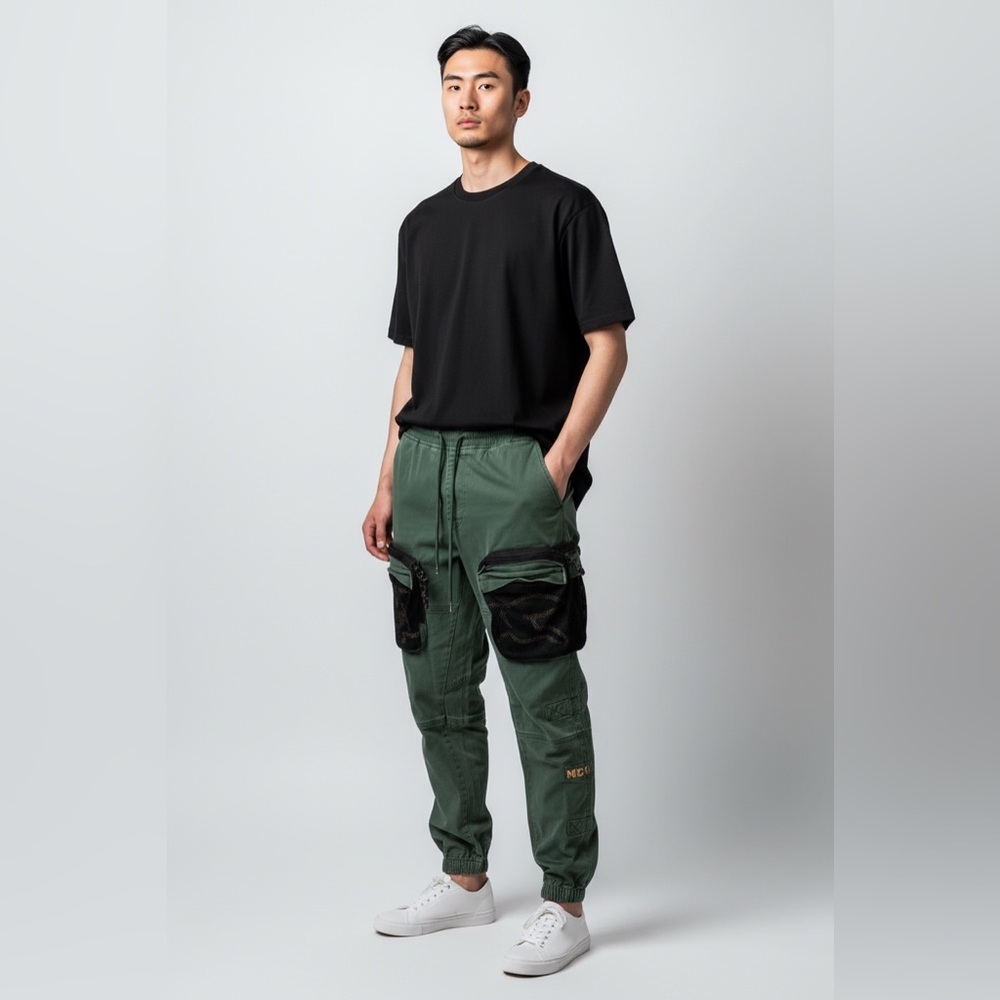 Icecream Men’s Jasper( Teal Green) Softee Jogger Pants. Size M